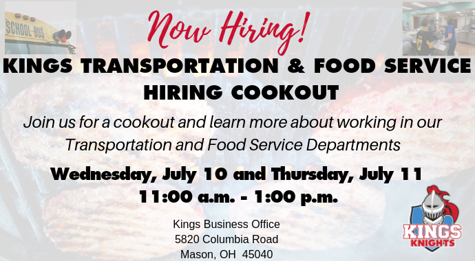 Kings Food Service and Transportation Hiring Fair